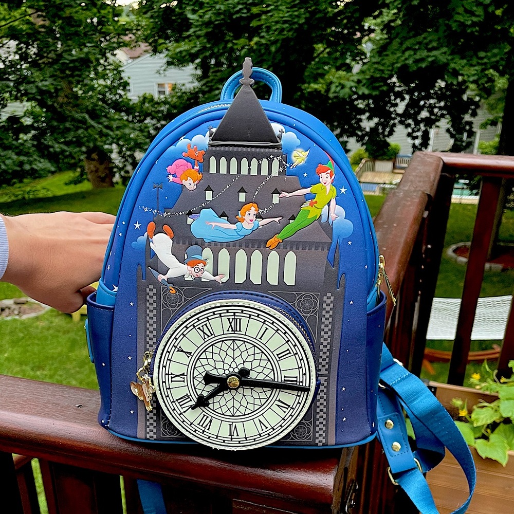 Peter Pan Clock Glow in the Dark Mini Backpack